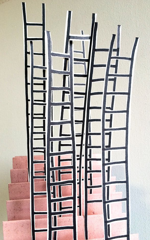 Auf den Dächern von Paris